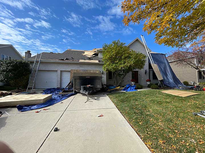 Complete tear off, install 50 yr Certainteed landmark shingles