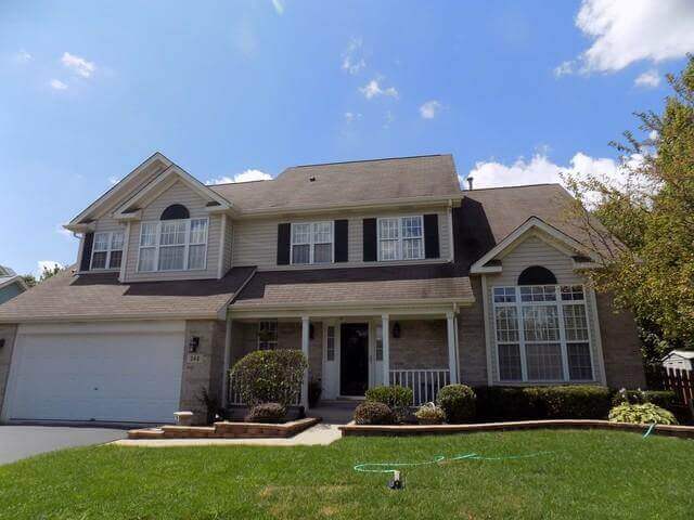Complete Roof Replacement in North Aurora, IL Before