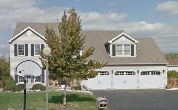 Complete roof replacement in Geneva, IL Before