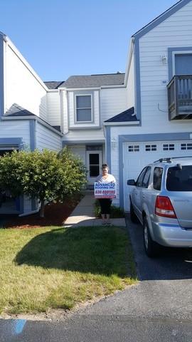 Duplex roof replacement in Minooka, IL Before